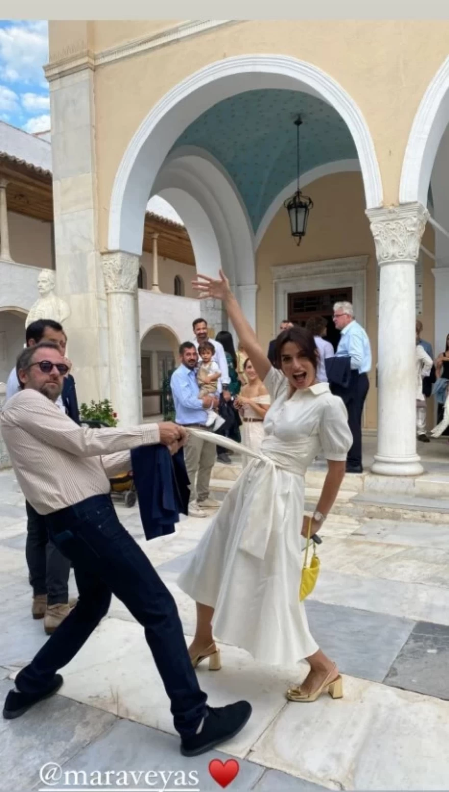 Τόνια Σωτηροπούλου νονά στην Ύδρα