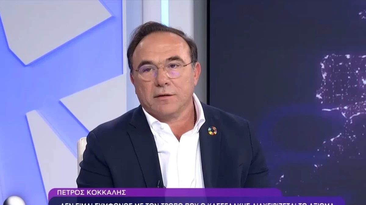 «Να είστε καλά»: H αντίδραση του Πέτρου Κόκκαλη μετά τις ευχές που δέχτηκε στον αέρα της ΕΡΤ για το γάμο του με την Δήμητρα Ματσούκα