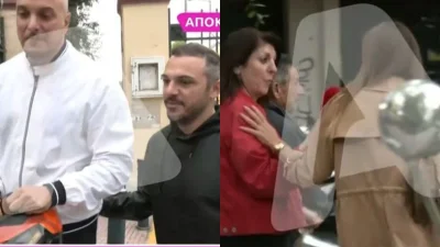 Στα δικαστήρια ξανά Κώστας Δόξας και Μαρία Δεληθανάση - Οι αντιδράσεις του απέναντι στην κάμερα