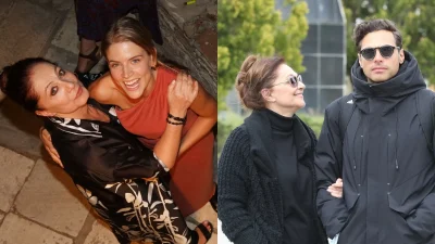 Ξετρελαμένη γιαγιά η Φιλαρέτη Κομνηνού - Η φωτογραφία με την εγγονή της στην αγκαλιά του Παπαγεωργίου στο μαιευτήριο