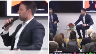 «Πρέπει να φύγω, ευχαριστώ πολύ...» - Η ξαφνική αποχώρηση του Στέφανου Κασσελάκη από την παρουσίαση βιβλίου