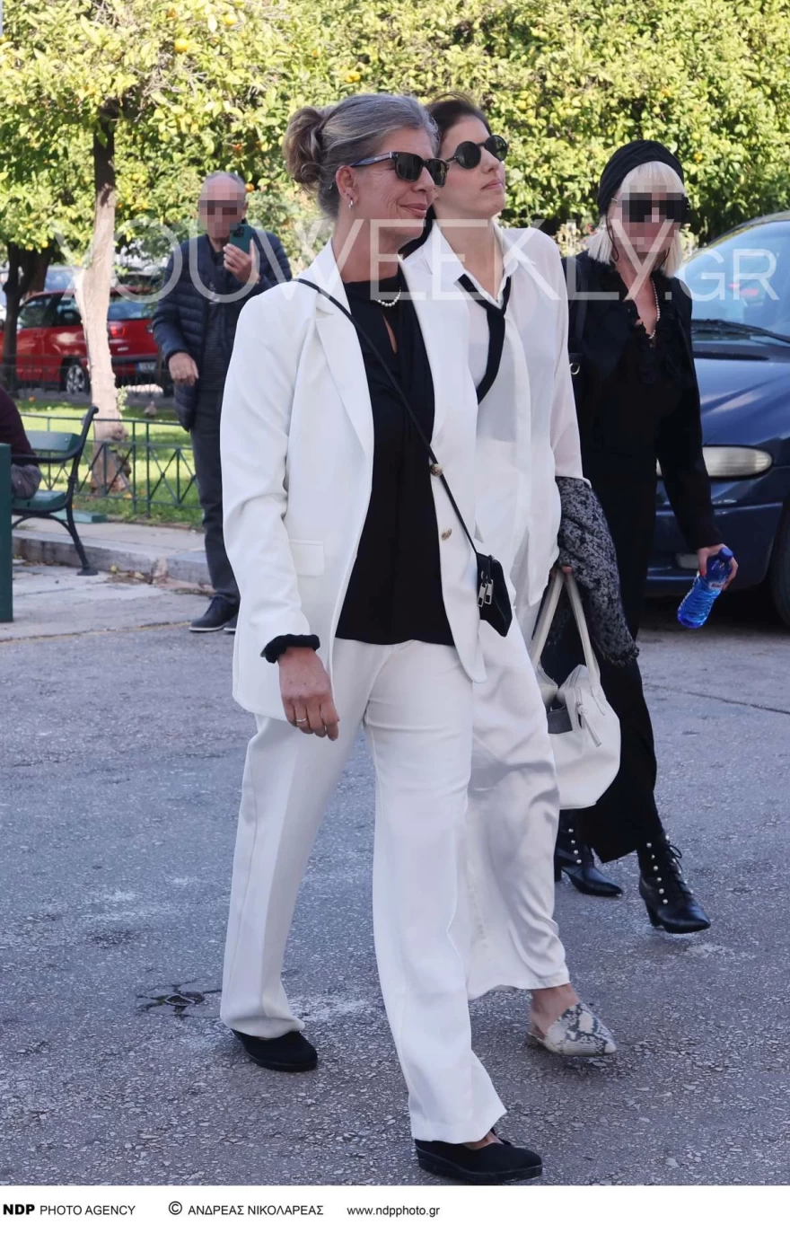 Κηδεία Σπύρου Φωκά σύζυγος κόρη