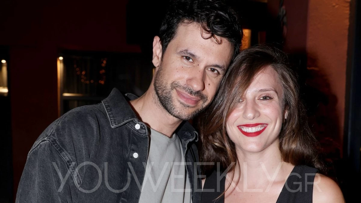 Σπάνια βραδινή έξοδος για το ερωτευμένο ζευγάρι - Με κόκκινο κραγιόν η Γεωργία Κρασσά στην αγκαλιά του Ορφέα Αυγουστίδη