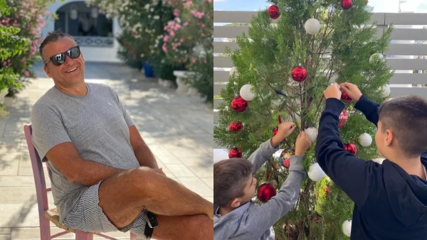 Μοντέρνα μονοκατοικία με εσωτερική σκάλα, μπλε πίνακες, φυτά και άνετους καναπέδες - Συγκλονιστικές φωτογραφίες από το σπίτι του Γιώργου Λιάγκα