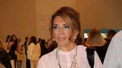 Αγκαζέ με τον πρώην σύζυγό της η Μιμή Ντενίση - Ξανά μαζί για ένα βράδυ με τον Σωτήρη Πολύζο