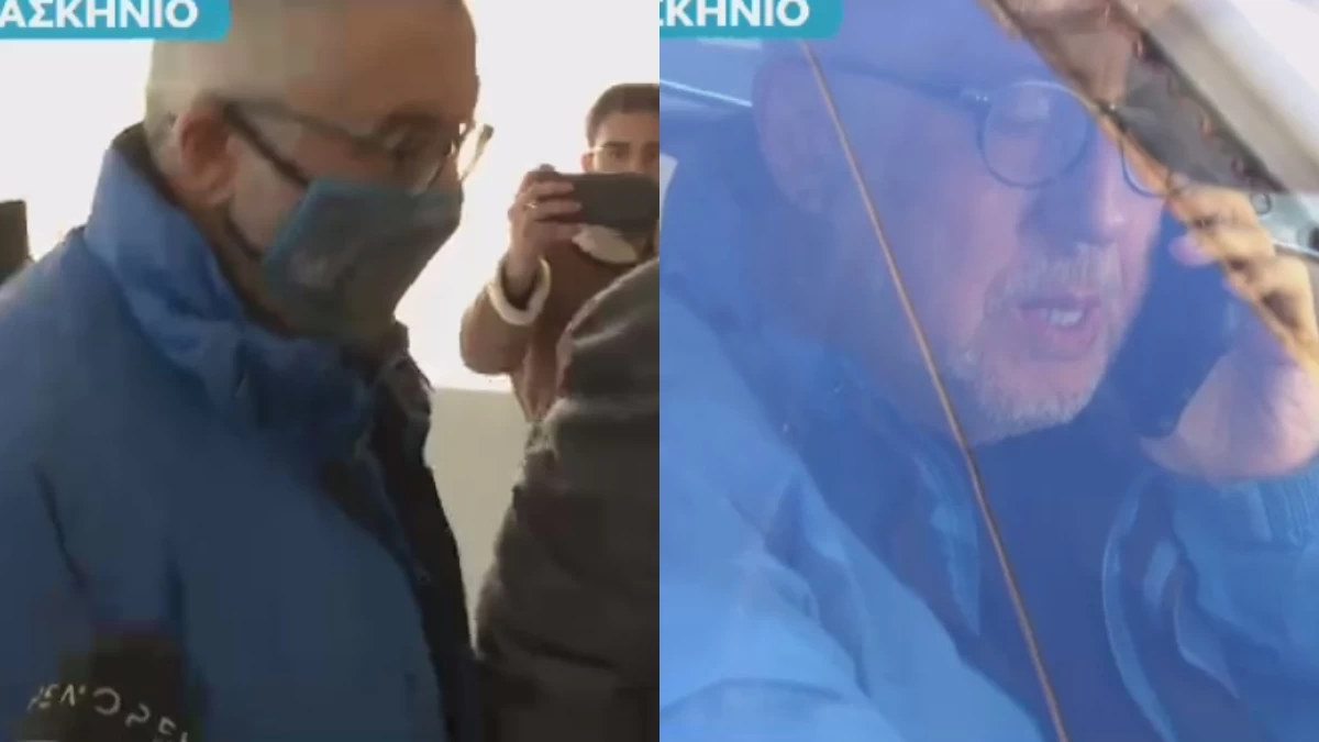 Με σκυφτό κεφάλι στο Μικτό Ορκωτό Θεσσαλονίκης - Η αντίδραση του Στάθη Παναγιωτόπουλου μπροστά στις κάμερες