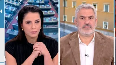 «Σε ευχαριστώ που το κάνεις δημόσια...» - "Πάγωσε" ο Σπύρος Χαριτάτος στον αέρα του OPEN με την εξομολόγηση της Ευλαμπίας Ρέβη για την κακοποίηση