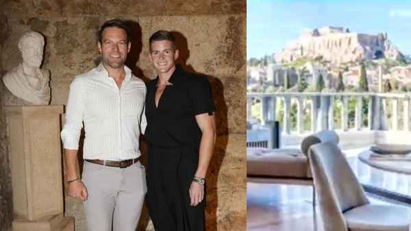 Στο «πιάτο» η Ακρόπολη - Με τεράστιες τζαμαρίες και τζάκι το ονειρικό διαμέρισμα των νεόνυμφων Κασσελάκη & McBeth στο κέντρο της Αθήνας