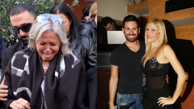 Νίκος Φλωρινιώτης: Τελέστηκε το μνημόσυνο 9 μέρες μετά τον θάνατό του - Οι φωτογραφίες της αδερφής του, Άννας, πάνω από τον τάφο του