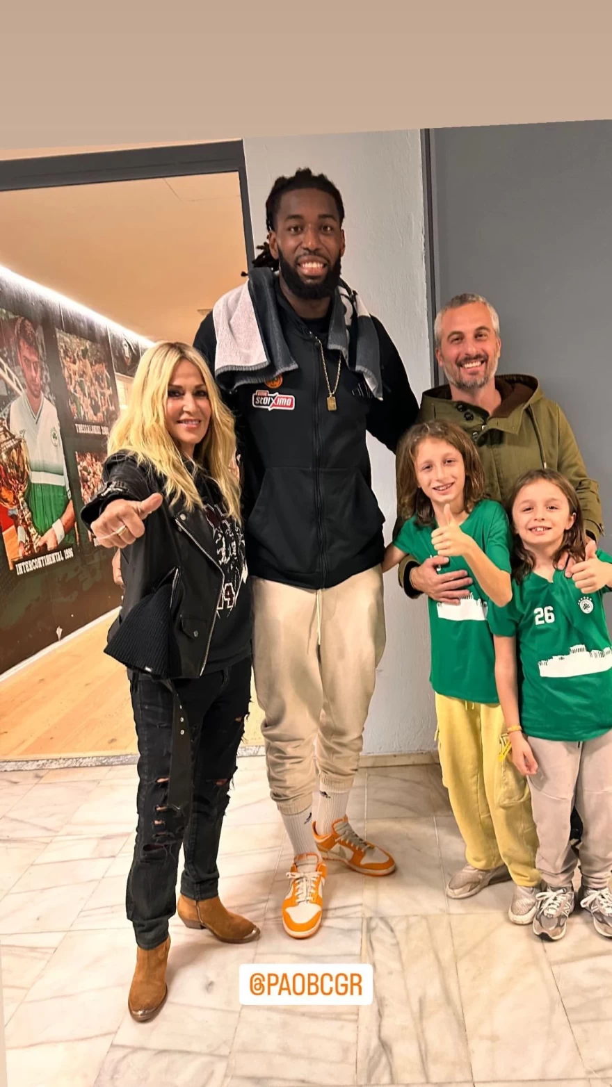 Η Άννα Βίσση με τον Ματίας Λεσόρ