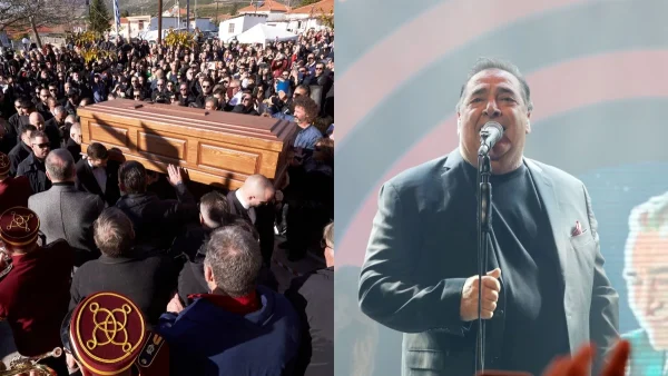 Κηδεία Βασίλη Καρρά: Τι ζήτησε η γυναίκα του την ώρα της ταφής του