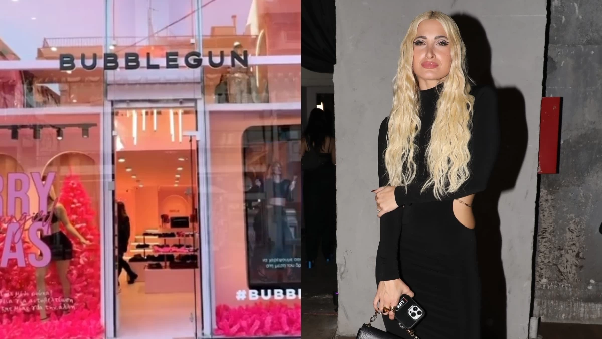 Ιωάννα Τούνη: Διώροφο με άπειρα ράφια, led στις σκάλες & πελώριους καθρέφτες - Άνοιξε ο ροζ ''ναός'' της Bubblegun στην Αθήνα