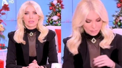 «Παύλο δεν μπορώ να συνεχίσω, συγνώμη...» - "Λύγισε" η Καινούργιου στο πλατό του Super Κατερίνα και έκοψε ρεπορτάζ που προβαλλόταν