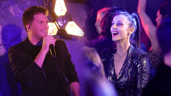 Λούκας Γιώρκας: H γυναίκα του είναι η μεγαλύτερη θαυμάστριά του! Υπέρλαμπρη στην πρεμιέρα του τραγουδιστή η Βασιλική Σαλαμπάση