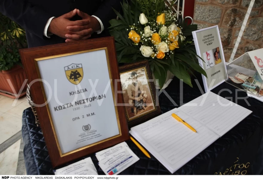 Κηδεία Κώστα Νεστορίδη 