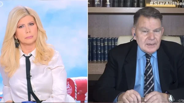 «Έχω στραφεί και κατά της εκπομπής σας...» - Ο Αλέξης Κούγιας αποκατέστησε τη σχέση του με τη Ζήνα Κουτσελίνη στον τηλεοπτικό αέρα