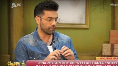 Θοδωρής Μαραντίνης: «7 στους 10 γάμους καταλήγουν σε διαζύγιο! Θεωρώ ότι η οικογένεια είναι...»