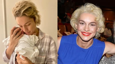 Είχε ''κουλουριαστεί'' στην αγκαλιά της μαμάς του - Το τρυφερό βίντεο με τον νεογέννητο γιο της Γιούλικας Σκαφιδά