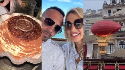 Κρατήσεις σε ακριβά εστιατόρια, βόλτες σε γκαλερί και στάσεις σε ζαχαροπλαστεία - Φωτογραφίες από το ρομαντικό ταξίδι Σπυροπούλου & Σταθοκωστόπουλου στο Λονδίνο