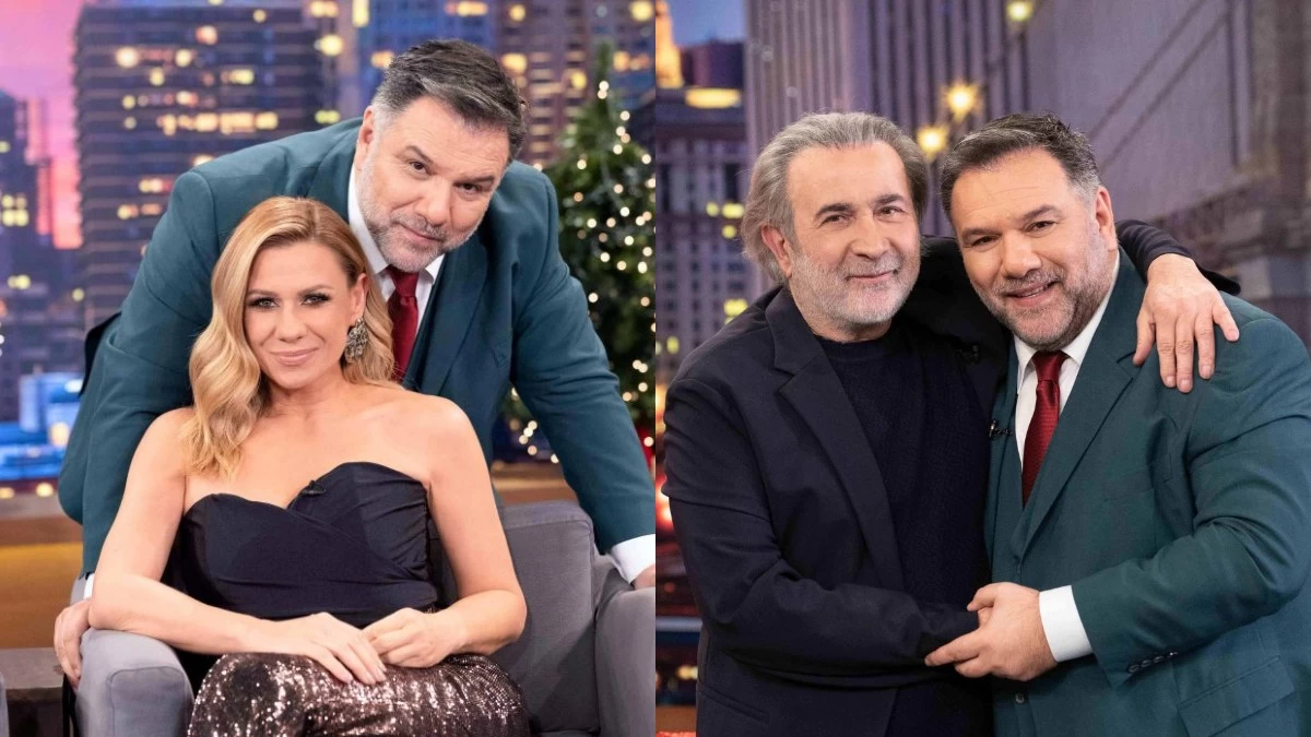 Νούμερα τηλεθέασης 19/12: Σάρωσε το The 2night show με καλεσμένους τον Λάκη Λαζόπουλο και την Κατερίνα Καραβάτου