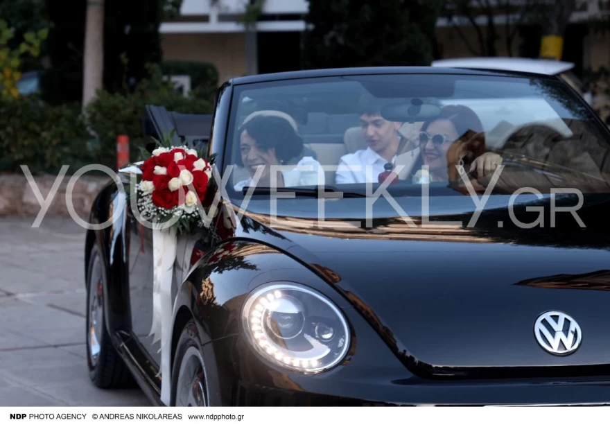 Κουρής γάμος άφιξη Τοπαλίδου