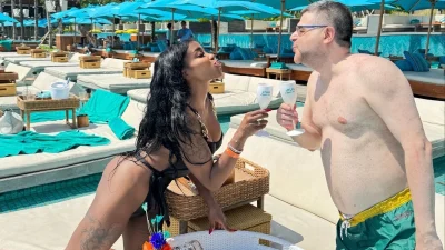 Ελίζαμπεθ Ελέτσι – Νεκτάριος Λεμονίδης: Στο Μπαλί τα πρώτα μπάνια του 2024