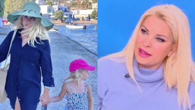 Ελένη Μενεγάκη: Αμηχανία με την ερώτηση της 7χρονης Μαρίνας στον Ματέο Παντζόπουλο - «Δηλαδή εμένα δεν με έφερε ο πελαργός;»