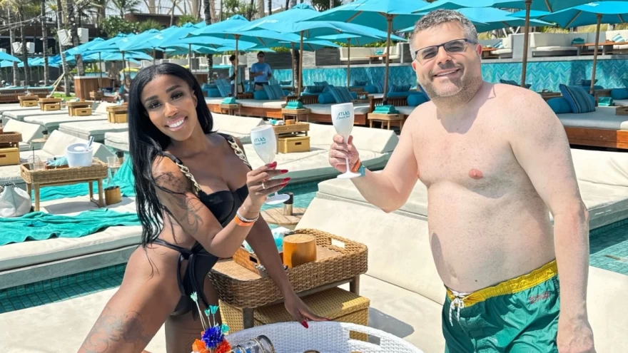 Η Ελίζαμπεθ Ελέτσι και ο Νεκτάριος Λεμονίδης στο Μπαλί