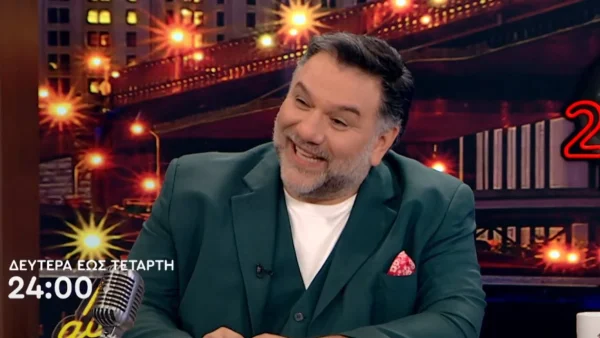 The 2night show: Οι δύο καλεσμένοι του Γρηγόρη Αρναούτογλου - Ποιοι θα καθίσουν απόψε 30/1 στον καναπέ του