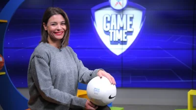 Η Survivor Ειρήνη Κολιδά στο ΟΠΑΠ Game Time για τα μεγάλα ματς του Σαββατοκύριακου
