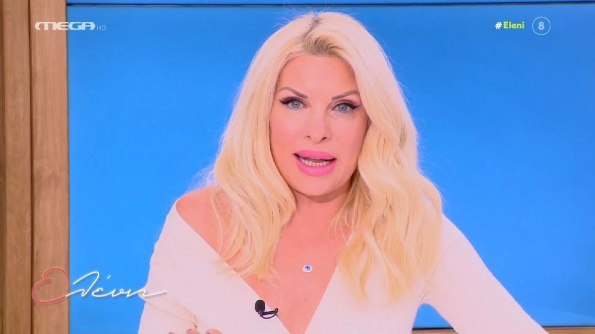 Ελένη Μενεγάκη: «Είχε γαντζωθεί κάτι στο μάτι μου..» - Επέστρεψε κανονικά στην εκπομπή της στο Mega μετά το ατύχημα