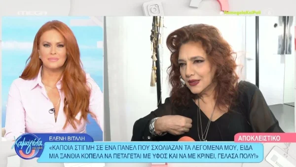 Καταπέλτης η Ελένη Βιτάλη: «Τι λες βρε παιδάκι μου, θα σε ακούσει ο πατέρας σου. Πήγαν σχολείο, για να κάνουν τις γλάστρες;»