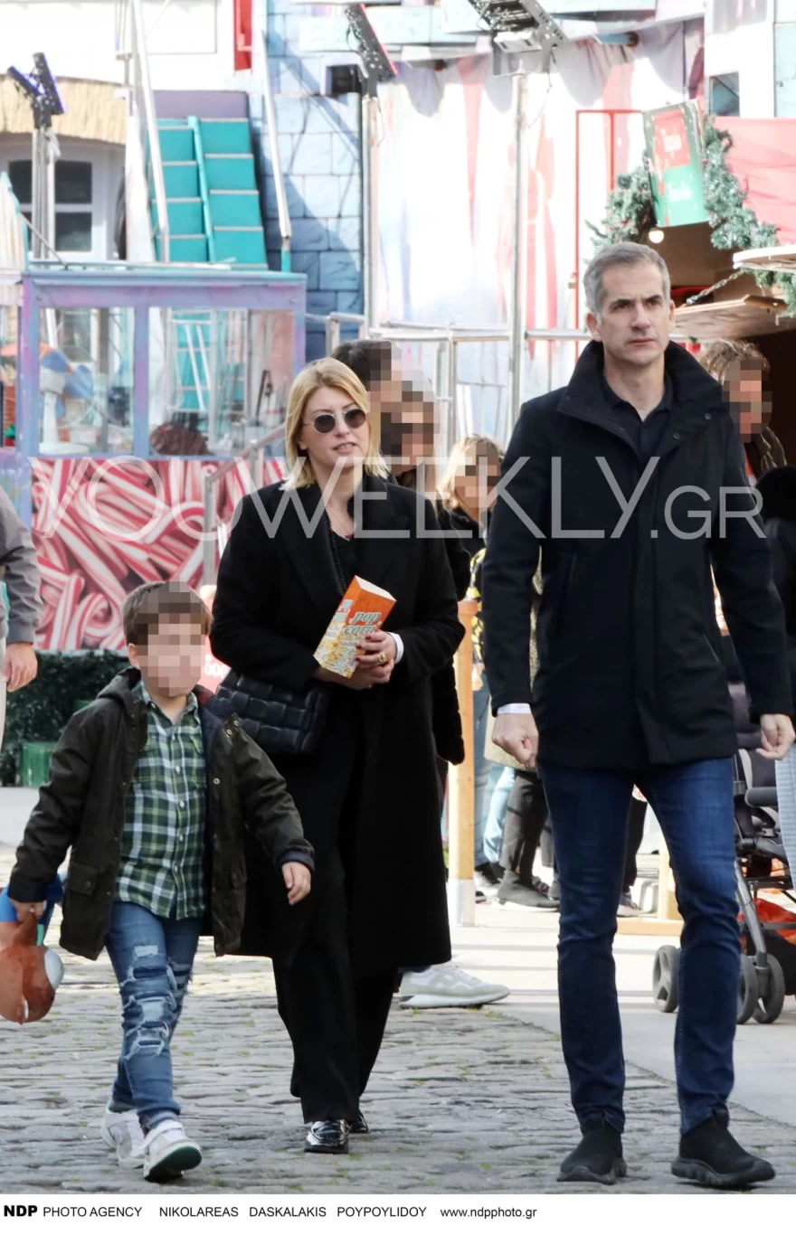 Σία Κοσιώνη Κώστας Μπακογιάννης γιος