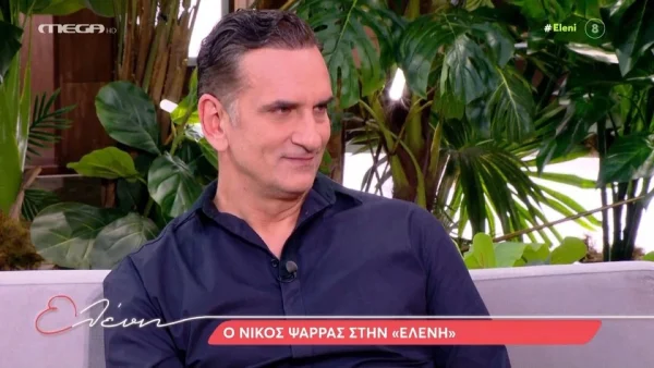 Νίκος Ψαρράς - Άφωνη η Ελένη Μενεγάκη μαζί του: «Ντροπή μου, δεν κρατιέμαι η άτιμη»