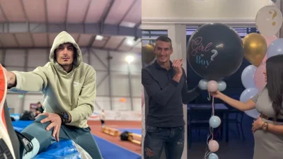 Παναγιώτης Τριβυζάς: Αυτό είναι το φύλο του παιδιού του - Χοροπηδούσε εκστασιασμένος και πετούσε καπνογόνα στην ταράτσα