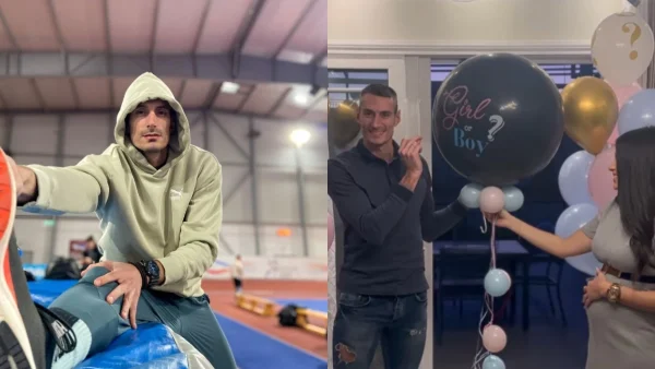 Παναγιώτης Τριβυζάς: Αυτό είναι το φύλο του παιδιού του - Χοροπηδούσε εκστασιασμένος και πετούσε καπνογόνα στην ταράτσα