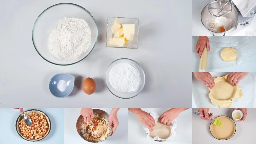 Οι διαδικασία για να φτιάξεις την μηλόπιτα σε φωτογραφίες