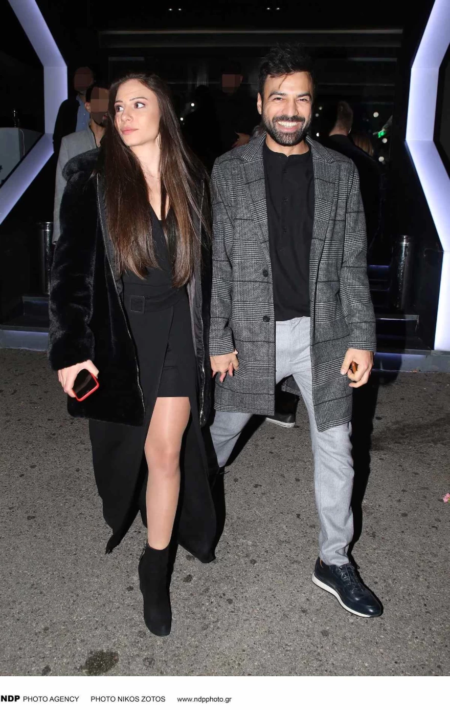 Ο Ανδρέας Γεωργίου με την κοπέλα του