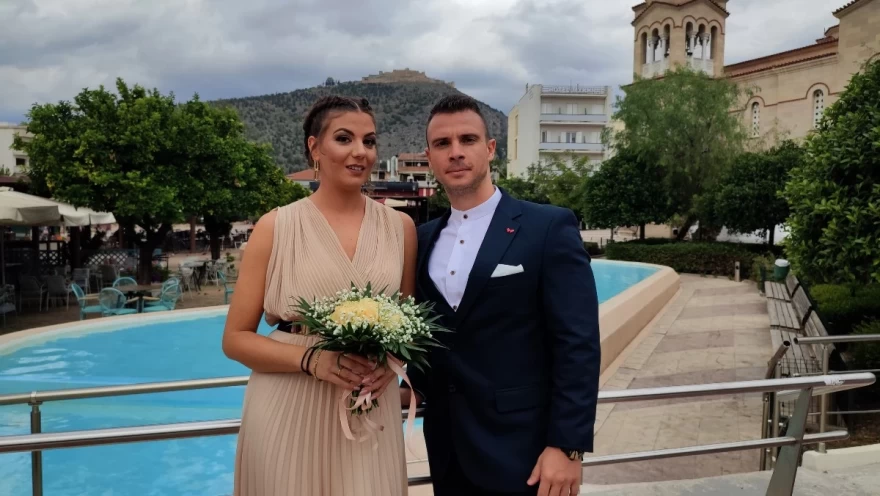 Φωτογραφία από τον γάμο του Χρήστου Βολικάκη