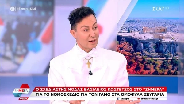 Βασίλειος Κωστέτσος: «Ο Στέφανος Κασσελάκης έφερε αναστάτωση γιατί παρουσίαζαν τους ομοφυλόφιλους ως ντιγκιντάγκες»