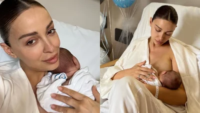 Ελένη Φουρέιρα: Αγκαλιασμένοι σε ειδυλλιακό τοπίο με ηλιοβασίλεμα - Το τρυφερό βίντεο για τα πρώτα γενέθλια του γιου της