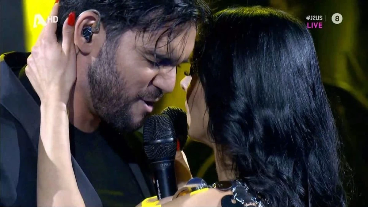 J2US – Έκλεψαν την παράσταση ως ζευγάρι-έκπληξη η Άννα Μπεζάν και ο Κωνσταντίνος Μαργαρίτης