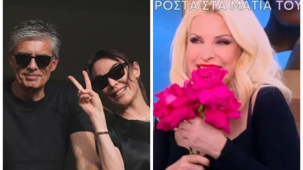 Ελένη Μενεγάκη: «Ξεκίνησαν με έναν μεγάλο έρωτα...» - Οι ευχές της παρουσιάστριας στον Νίκο Ευαγγελάτο και στην Τατιάνα Στεφανίδου