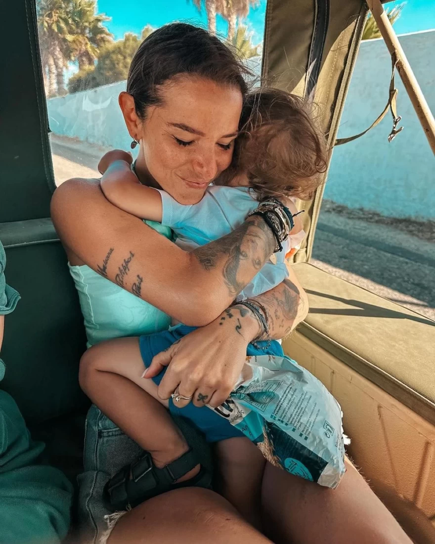 Εριέττα Κούρκουλου γιος