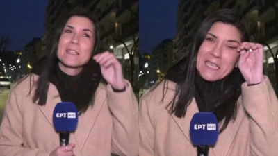 ΕΡΤ: Δημοσιογράφος ''λύγισε'' στον αέρα της εκπομπής ''Συνδέσεις'' - Σκούπιζε τα μάτια της που έτρεχαν με δάκρυα