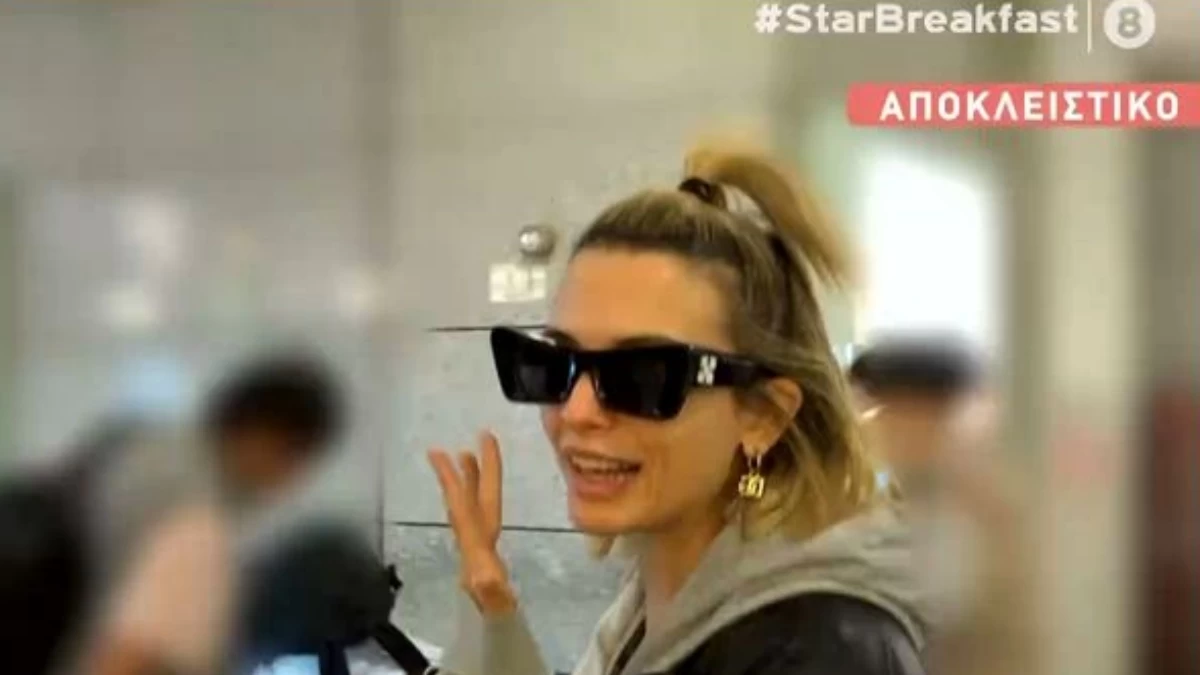 Κατερίνα Λιόλιου: Βιαστική με μαύρα γυαλιά ηλίου - Οι πρώτες δηλώσεις για το χτύπημα στο μάτι της από θαμώνα