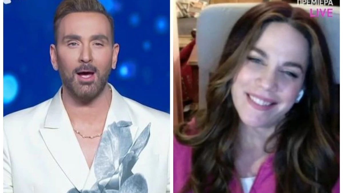 J2US (17/2): Από το σαλόνι του σπιτιού της εμφανίστηκε η Κατερίνα Στικούδη στην πρεμιέρα μετά την γέννηση του γιου της