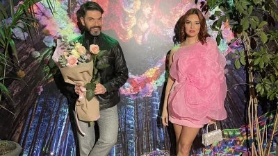 Άγιος Βαλεντίνος: Η Βρισηίδα Ανδριώτου & ο Σπύρος Μαρτίκας γιορτάζουν λαμπεροί και στυλάτοι