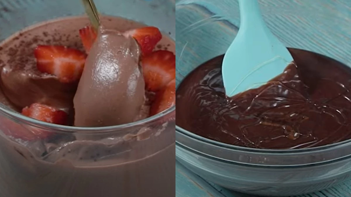 Σκέτη κόλαση και για τους διατροφικούς: Μους σοκολάτας χωρίς ζάχαρη με τρία υλικά - Πώς θα μείνει ζουμερή χωρίς να πήξει