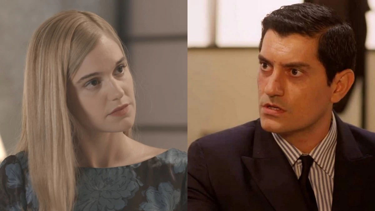 Ο παράδεισος των κυριών: Ντίνος και Αμαλία φιλιούνται με πάθος - «Είμαι παντρεμένη κι εσύ ακόμα ο άντρας της μάνας μου»